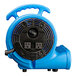 A blue plastic Danby air blower with a black handle.