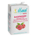 A white box of Maui by Lyons Raspberry Smoothie Mix with red berries and text.