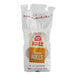 A plastic bag of Katz Gluten-Free dinner rolls on a table.
