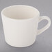 A Libbey Farmhouse white porcelain cup with a handle.