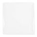 A white square porcelain plate.