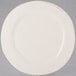 A Libbey Farmhouse white porcelain plate with a small rim.