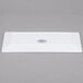 A white rectangular Libbey porcelain plate.