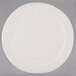 A white Libbey Farmhouse porcelain plate with a medium rim.