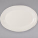 A white oval Libbey Farmhouse porcelain platter.