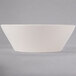 A white Libbey round porcelain serving bowl.
