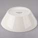 A Libbey round white porcelain serving bowl.