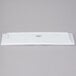 A white rectangular Libbey porcelain plate with a wide rim.
