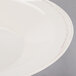 A white Libbey Farmhouse porcelain pasta bowl with a rim.