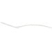 A white spatula with a bamboo design on the handle.