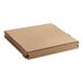 A brown cardboard Choice pizza box.