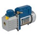 A blue and silver VacPak-It Ultima electric pump with a blue and yellow hose.