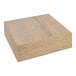 A BFM Seating Sawmill Oak laminate square sample on a white background.