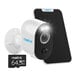 A white Reolink smart home security camera with a spotlight.