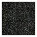 A close up of a M+A Matting Cabot Gray carpet with black rubber border.