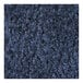 A close-up of a navy blue M+A Matting carpet with a rubber border.
