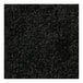 A close up of a black M+A Matting carpet with a classic rubber border.