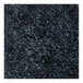 A close up of a navy blue M+A Matting carpet with a rubber border.