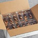 A box of Vaccaro's mini chocolate cannoli shells.