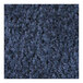 A close-up of a navy blue M+A Matting carpet with rubber border.