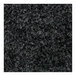 A close-up of a black M+A Matting carpet with a rubber border.