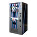 A VEND MACH QUICK BREAK COMBO QB4000 vending machine with snacks on shelves.