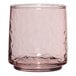 An Anchor Hocking rosewater pink glass with a textured design.