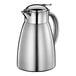 A Cilio stainless steel coffee carafe with a lid.