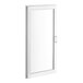 A white rectangular Avantco glass door with a white handle.