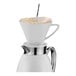 A white Cilio Venezia insulated coffee carafe.