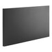 A black rectangular front cover panel for a refrigeration cabinet on a white background.