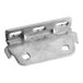 An Avantco metal top hinge bracket with holes.