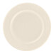 A white RAK Porcelain bone china plate with a round rim.