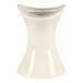 A white curved RAK Porcelain toothpick holder with a hole in the top.