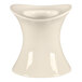 A white curved RAK Porcelain egg cup.