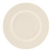 A white RAK Porcelain bone china plate with a round rim.