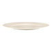 A RAK Porcelain Bravura bone china plate with a rim on a white background.
