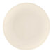 A white RAK Porcelain Bravura coupe plate with a plain edge.