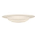 A RAK Porcelain white bone china plate with a round rim.