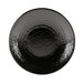 A black Elite Global Solutions plate with a textured surface.
