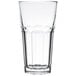 A clear Libbey Gibraltar cooler glass.