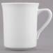 A white Libbey porcelain mug with a handle.