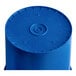 A BWAY blue plastic pail with a metal handle and lid.