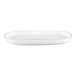 A white RAK Porcelain oval plate.