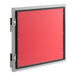 A solid red replacement door designed for Avantco HTIS-1812 and HPIS-1812 units.