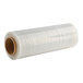 A 18" x 1500' roll of clear plastic 70 gauge cast stretch film.