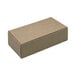 A brown Kraft candy box with a lid.