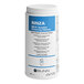 A white bottle of Bunn Rinza milk system acid cleaning tablets with blue label.