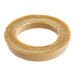 A close up of an Eastman wax gasket ring.