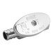 A silver Oatey 1/4-turn straight water stop valve.